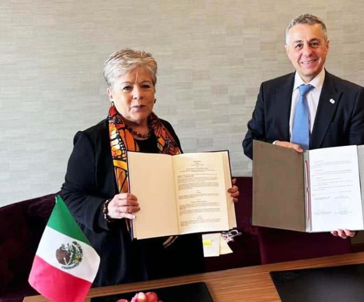 Realiza México acuerdo con Suiza para proteger bienes